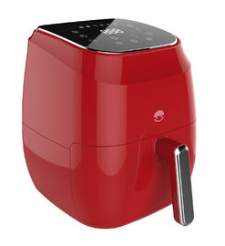 Czerwony kolor Czerwony cyfrowy frytkownica 4 litry, prosta frytkownica automatyczna z funkcją automatycznego wyłączania